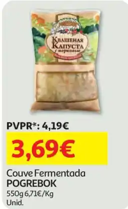 Auchan Couve Fermentada Pogrebok promoção