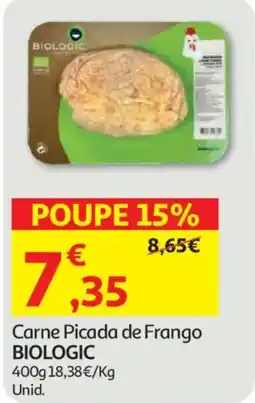 Auchan Carne Picada de Frango Biologic promoção
