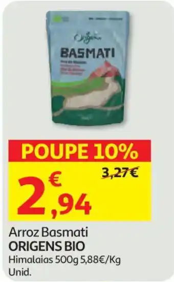 Auchan Arroz Basmati Origens Bio promoção