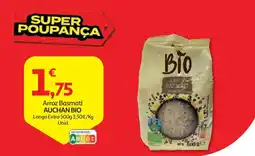 Auchan Arroz Basmati Auchan Bio promoção