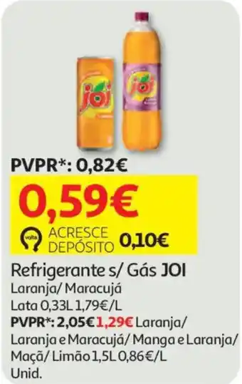 Auchan Refrigerante s/ Gás JOI promoção