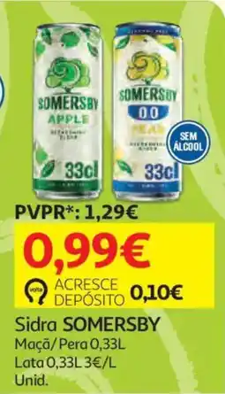 Auchan Sidra somersby promoção