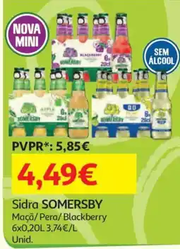 Auchan Sidra SOMERSBY promoção
