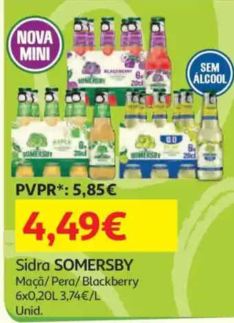 Auchan Sidra SOMERSBY promoção