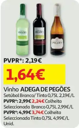 Auchan Vinho adega de pegões promoção