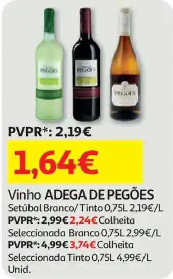 Auchan Vinho adega de pegões promoção