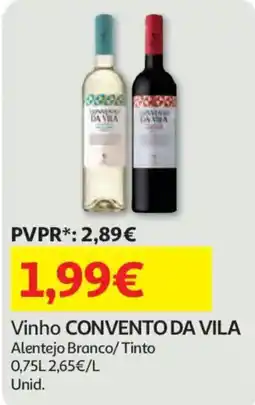 Auchan Vinho convento da vila promoção