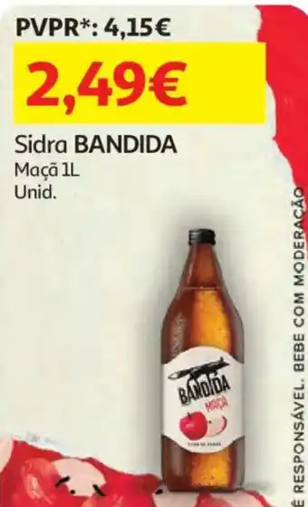 Auchan Sidra Bandida Maçã promoção
