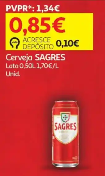 Auchan Cerveja Sagres promoção