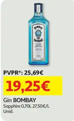 Auchan Gin bombay sapphire promoção