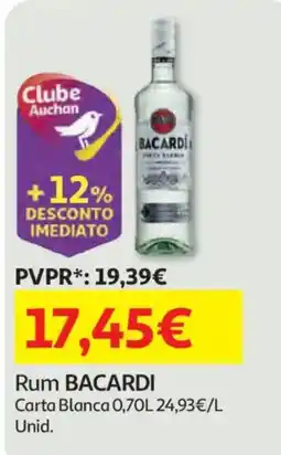 Auchan rum bacardi promoção