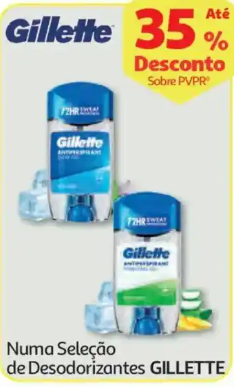 Auchan Numa Seleção de Desodorantes Gillette promoção