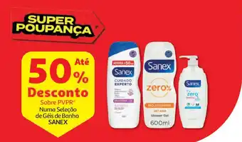 Auchan Géis de banho sanex promoção