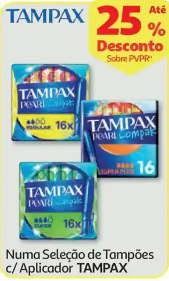 Auchan Tampax pearl compact promoção
