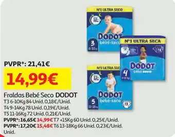 Fraldas Bebé Seco DODOT
