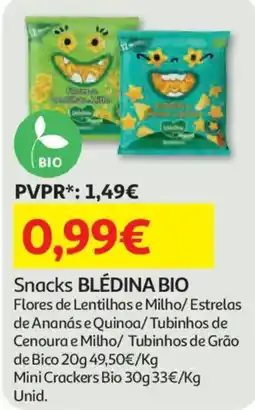 Auchan Snacks blédina bio promoção