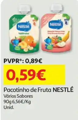 Auchan Pacotinho de Fruta NESTLÉ promoção