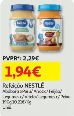 Auchan Refeição nestlé promoção