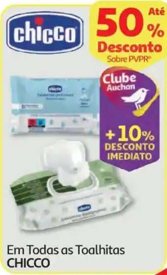 Auchan Toalhitas chicco promoção