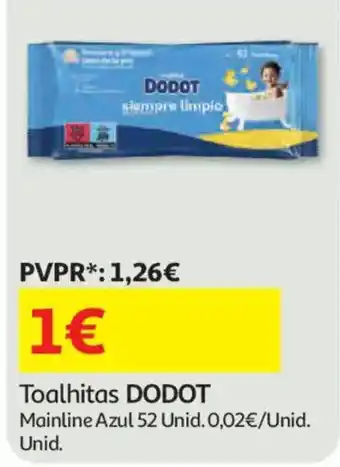 Auchan Toalhitas dodot promoção
