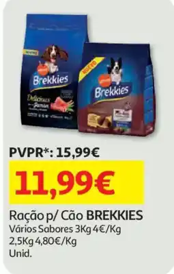 Auchan Raçao p/ Cão BREKKIES promoção