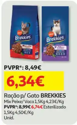 Auchan Raçao p/ Gato BREKKIES promoção