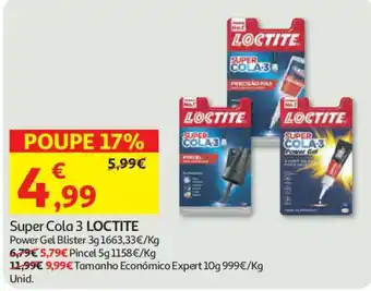 Auchan Super Cola 3 LOCTITE promoção