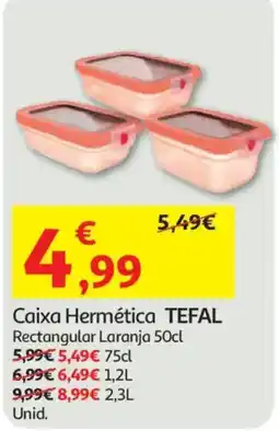 Auchan Caixa Hermética Tefal promoção