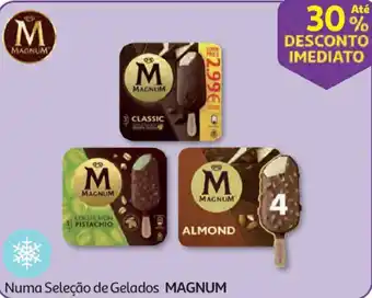 Auchan Numa Seleção de Gelados MAGNUM promoção