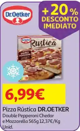 Auchan Pizza Rústica Dr.Oetker promoção