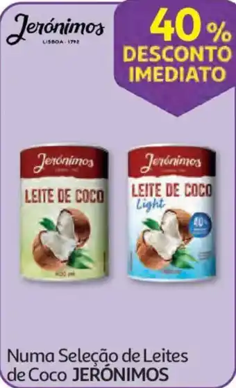 Auchan Leite de coco jerónimos promoção