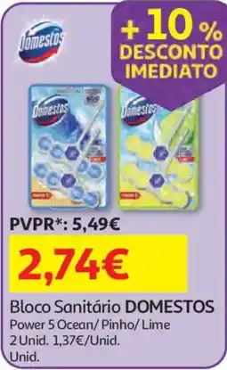 Auchan Bloco Sanitário Domestos promoção