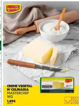 Recheio Masterchef - creme vegetal p/ culinaria promoção