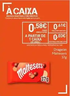 Recheio Maltesers - drageias promoção
