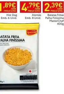 Recheio Masterchef - batata frita palha finissima promoção