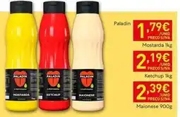 Recheio Paladin - ketchup promoção