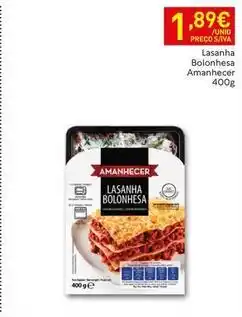 Recheio Amanhecer - lasanha bolonhesa promoção