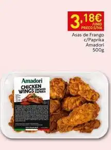 Recheio Amadori - asas de frango c/paprika promoção