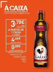 Recheio A+ - azeite promoção