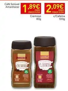 Recheio Amanhecer - café solúvel promoção