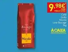 Recheio Nicola - café promoção