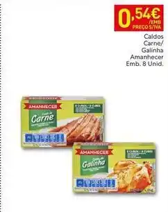 Recheio Amanhecer - caldos carne/ galinha promoção