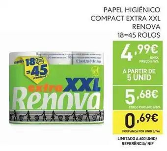 Renova - papel higienico compact extra xxl