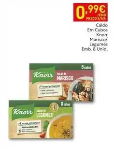 Recheio Knorr - caldo em cubos marisco/legumes promoção