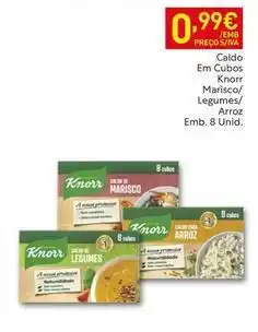 Recheio Knorr - caldo em cubos marisco promoção