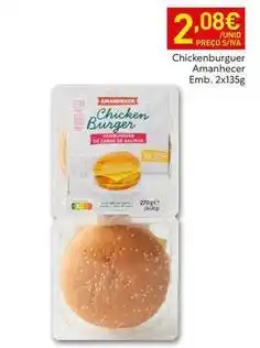 Recheio Amanhecer - chickenburger promoção