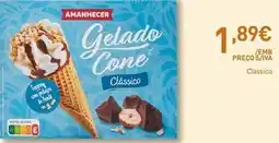 Recheio Amanhecer - gelado cone classico promoção