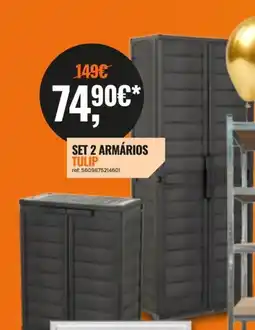 Armazéns Reis Set 2 armários tulip promoção