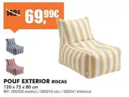 Armazéns Reis Pouf exterior riscas promoção