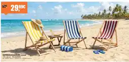 Armazéns Reis espreguiçadeira riscas promoção